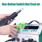 YIHUA 948-II Suction Tin Gun Desoldering Station Hot Air Gun Soldering Iron Suction Pen 4 IN 1 Intelligent Soldering Station