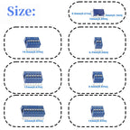 10PCS Red, Blue Toggle Switch Spacing 2.54MM DIP Dial The Code Switch 1 2 3 4 5 6 7 8 9 10 12 PIN Quick Switch