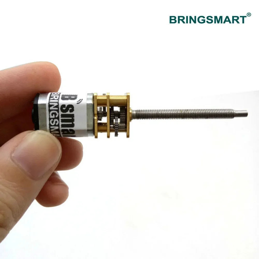 Bringsmart N20 M3 Thread 34mm Shaft 3V 6V 12V DC Gear Motor Low Speed 15/30/50/60/100/200/500/600/1000rpm Micro Machine Diy Part