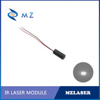 Infrared Dot Laser Diode Module Compact D8mm 850nm 0.5mw 1mw 5mw Class I Class II Class IIIA Industrial Machine IR Dot Laser