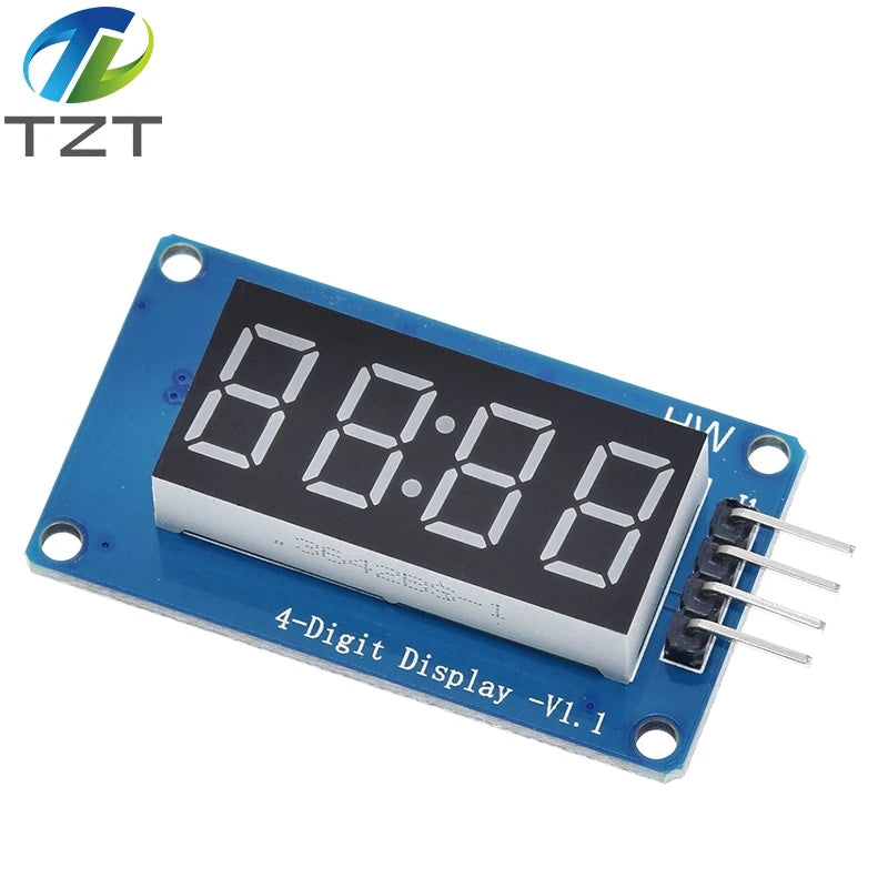 TM1637 LED Display Module For Arduino 7 Segment 4 Bits 0.36 Inch Clock RED Anode Digital Tube Four Serial Driver Board Pack