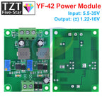 Positive Negative Voltage Stabilizing Power Supply Module Low Ripple Linear Adjustable Stabilizing Voltage Regulator DC 5.5V-35V