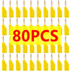 20/80/200Pcs Copper Nickel Plated 2MM Stackable Banana Plug Soldering Electrical Connector DIY Tools