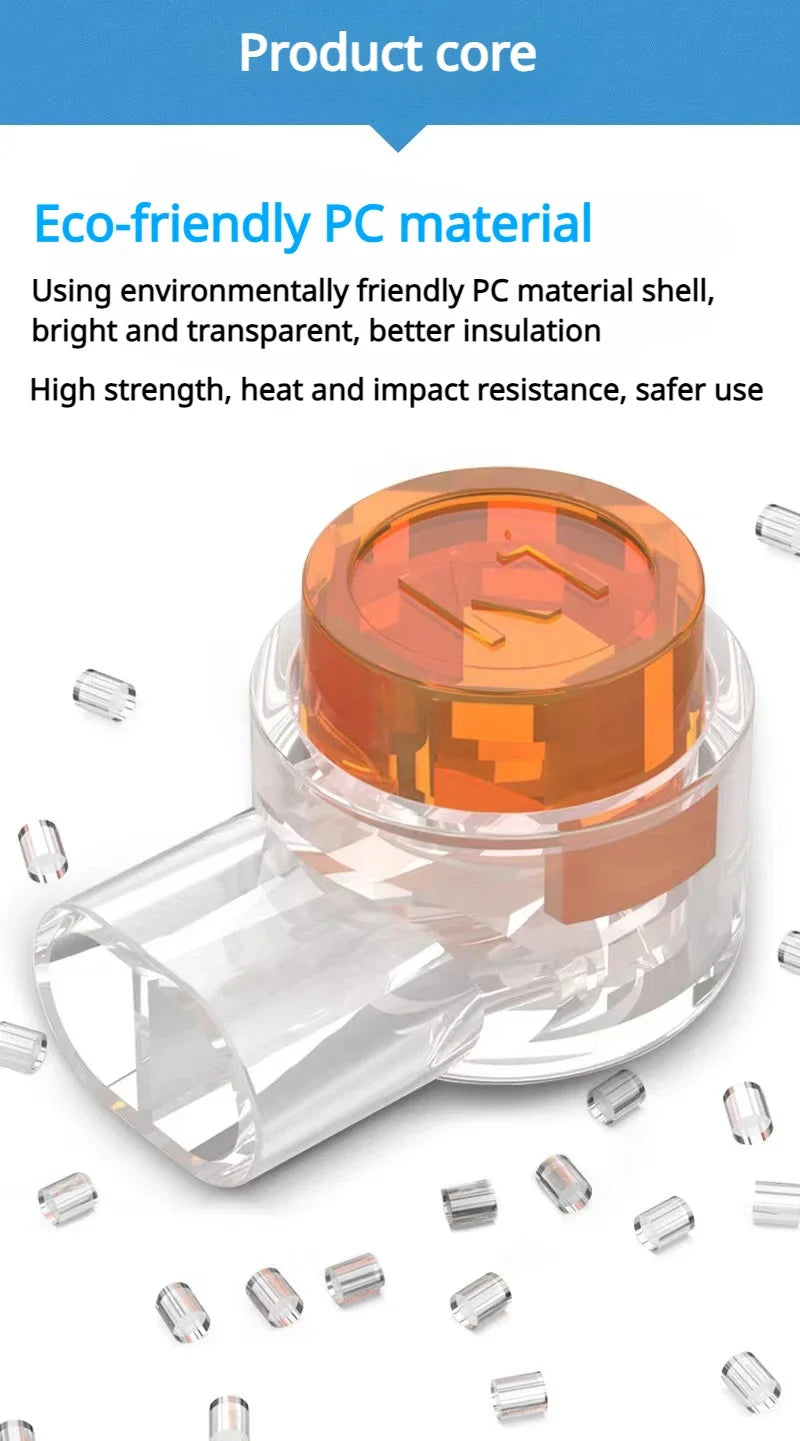 50Pcs K1 K2 K3 Connector UY1 UY2 UR Wire Connector, Waterproof RJ45 RJ11 Telephone UY Splice Connector Network Cable Terminals