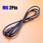 1pcs M6 M8 Waterproof Wire Aviation Plug Connector 2 3 4 5 6 Pin Core Male to Female Electric Butt Adapter Cable Extension Cord