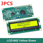 DIYTZT 1/3PCS LCD1602 1602 module Blue green screen 16x2 Character LCD Display Module HD44780 Controller blue blacklight