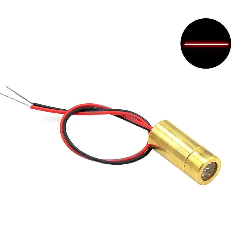 1PCS 650nm 5mW Red Point / Line / Cross Laser Module Head Glass Lens Focusable Focus Adjustable Laser Diode Industrial Class
