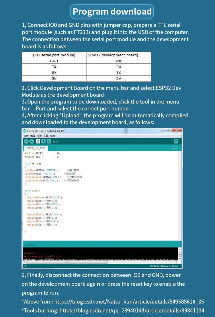 ESP8266 / ESP32 WIFI 8 Channel Relay Module Esp-12F / ESP32 Development Board DC 5V / 7-28V