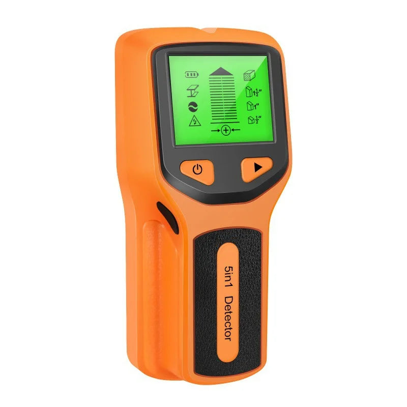 HW430 5in1 Wall Stud Detector LCD Display Multifunctional Handheld for Wood AC Wire Cable Metal Detector Electric Wall Finder