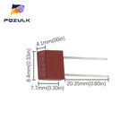 20PCS Fuse 2A 1A 3.15A 4A 5A 6.3A 250V 392 50pcs Square Plastic Fuse T2A LCD TV Power Board Commonly Used Fuses Slow Blow Fuse