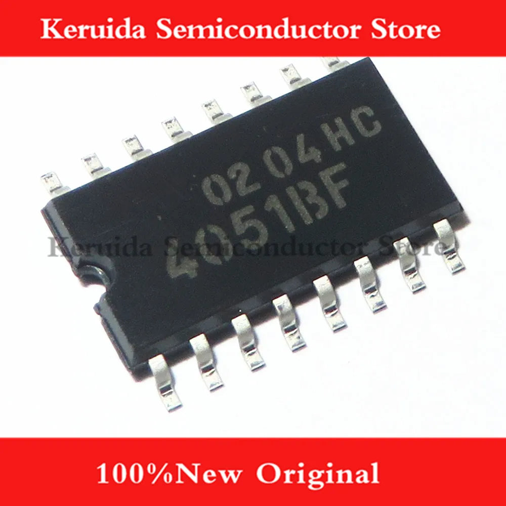 5 Pieces - Brand New Original Imported Tc4051Bf, Silk Screen 4051Bf, Smd Sop16 Logic Calculator Ic Chip