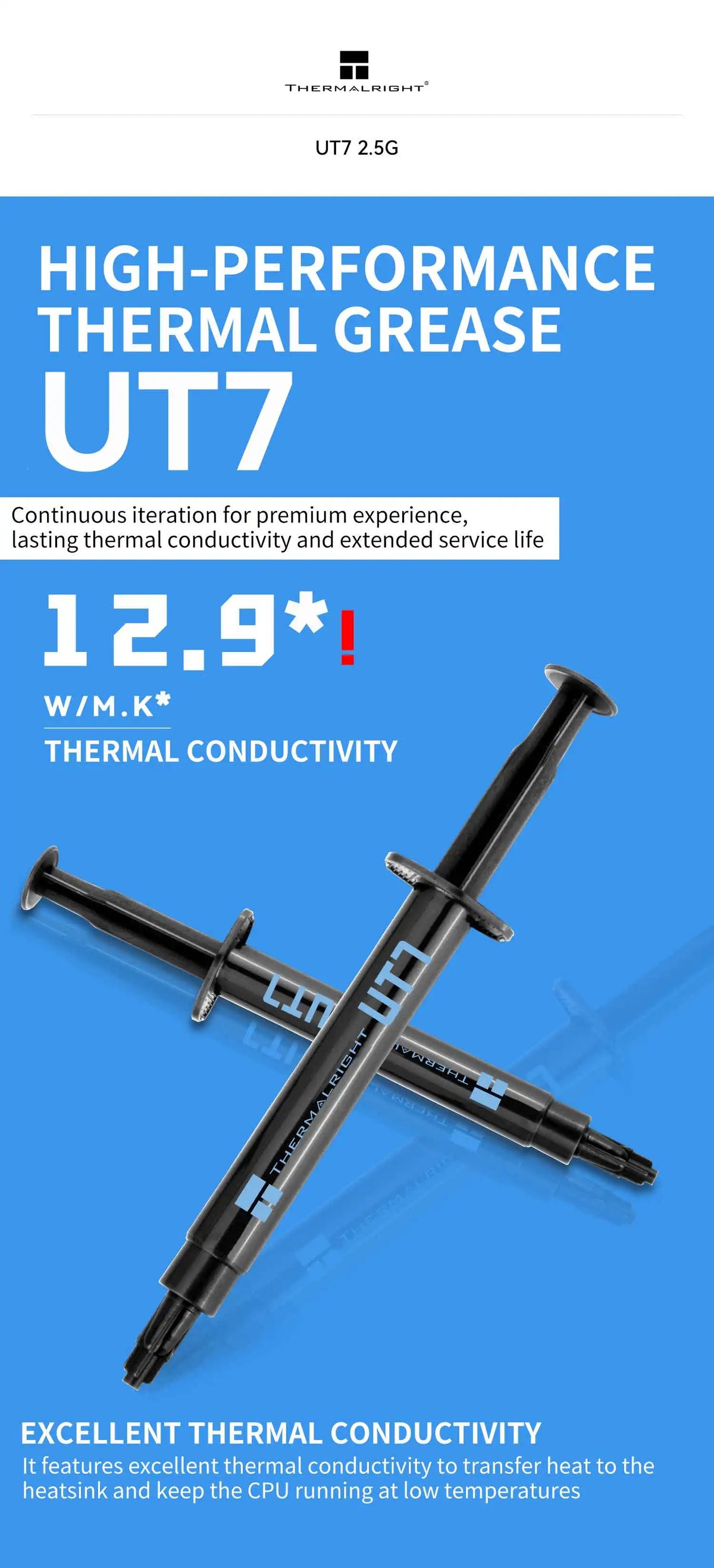 Thermalright TF7/UT7  Thermal Compound Paste High Performance Heatsink Paste For CPU GPU Graphics Card Cooling
