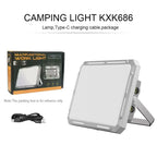 Outdoor Camping Light Super Bright Camping Floodlight Magnetic Rechargeable Led Work Light