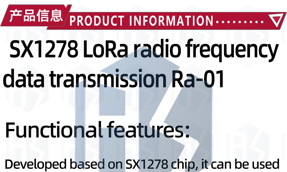 LoRa SX1278 RA-01 RA-02 Spread Spectrum Wireless Module 433MHz Wireless S erial Port SPI Interface with Antenna for arduino