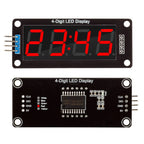 1PCS TM1637 0.56 inch 5V 4 Bit LED Digital Tube Display 7 Segments Red Green Blue Yellow White LED Module Board for Arduino