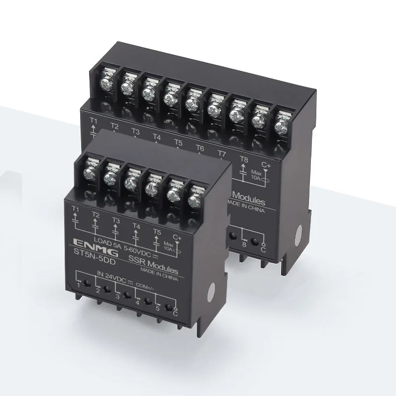 Optically Isolated Multi-Circuit Solid State Relay Module 24V DC Control DC DIN-Rail Module 220V AC PLC Output Amplifier Control