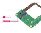 Raspberry Pi 5 Pcie To M.2 Hat+ Compact Expansion Board Ssd Solid State Drive Nvme Pi5