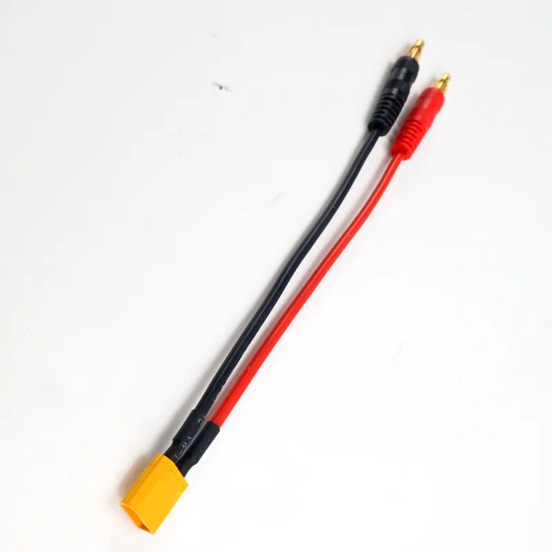 15/30cm Model Aircraft B6 Charger XT30 XT60 XT90 EC3 EC5 TRX Plug T Plug into 4.0mm Banana Head Charging Line