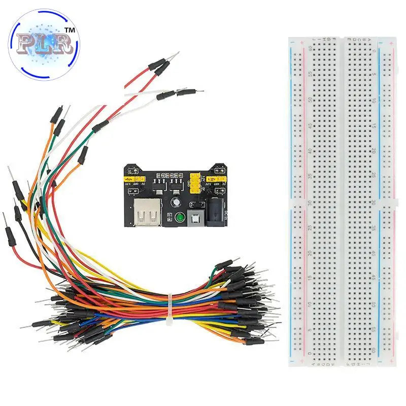 PLR MB-102 MB102 Breadboard 400 830 Point Solderless PCB Bread Board Test Develop Dupont line DIY for arduino laboratory SYB-830