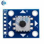 5Way Navigation Button Module with 5D Joystick, Mechanical Tactile Switch for Arduino/STM32, DIY Robotics/Game Controller