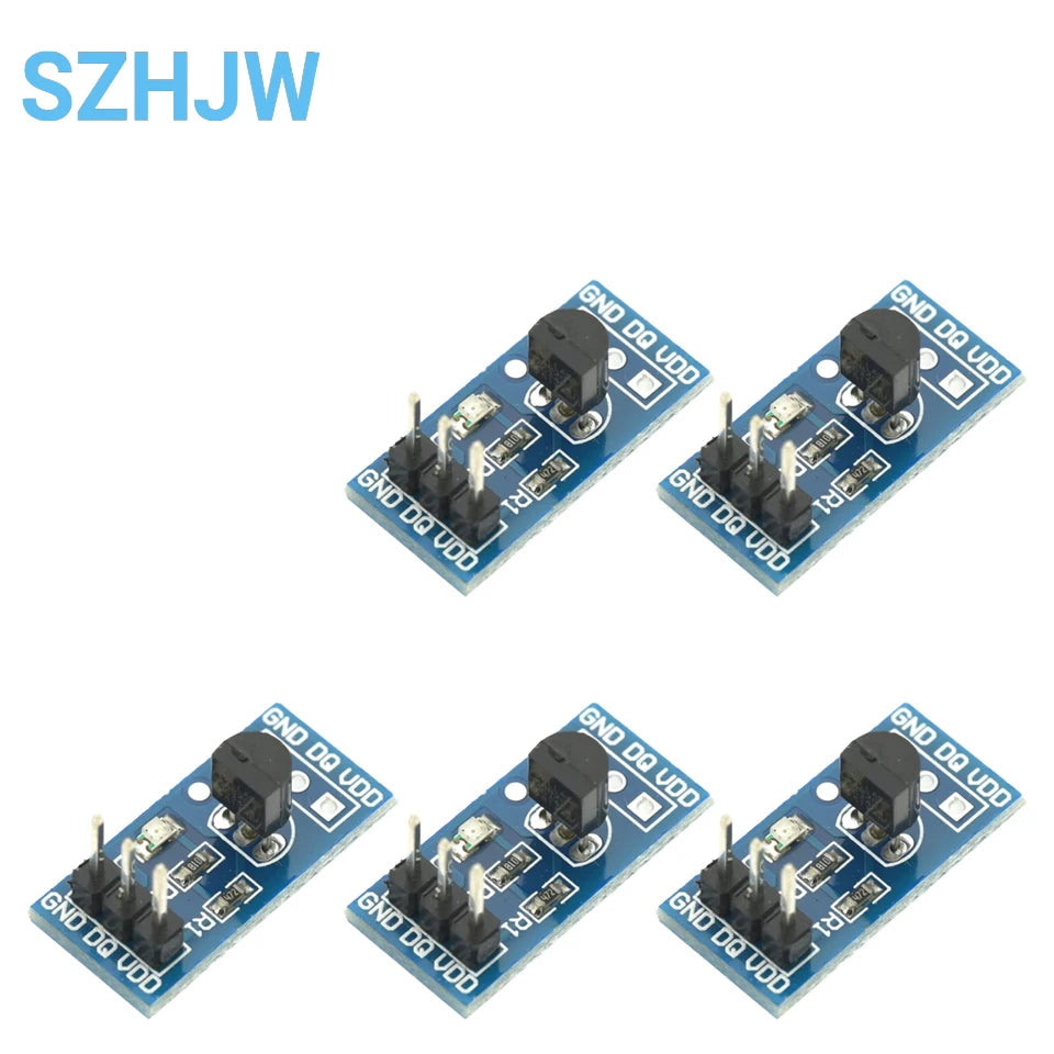 1/5/10pcs DS18B20 Temperature Measurement Module Temperature Control Switch Temperature Sensor Module DS18B20 Development Board
