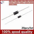 20pcs Diodes SF34 SF54 SF36 SF56 SF38 SF58 1N5401 1N5404 1N5820 1N5824 1N5825 SR360 SR540 SR560 Rectifier diode