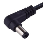 90 Degree Right Angle DC Power 5.5mm 2.1mm Barrel Male Plug Connector to Pigtail Cable for 5050 3528 LED Strip Light CCTV Camera