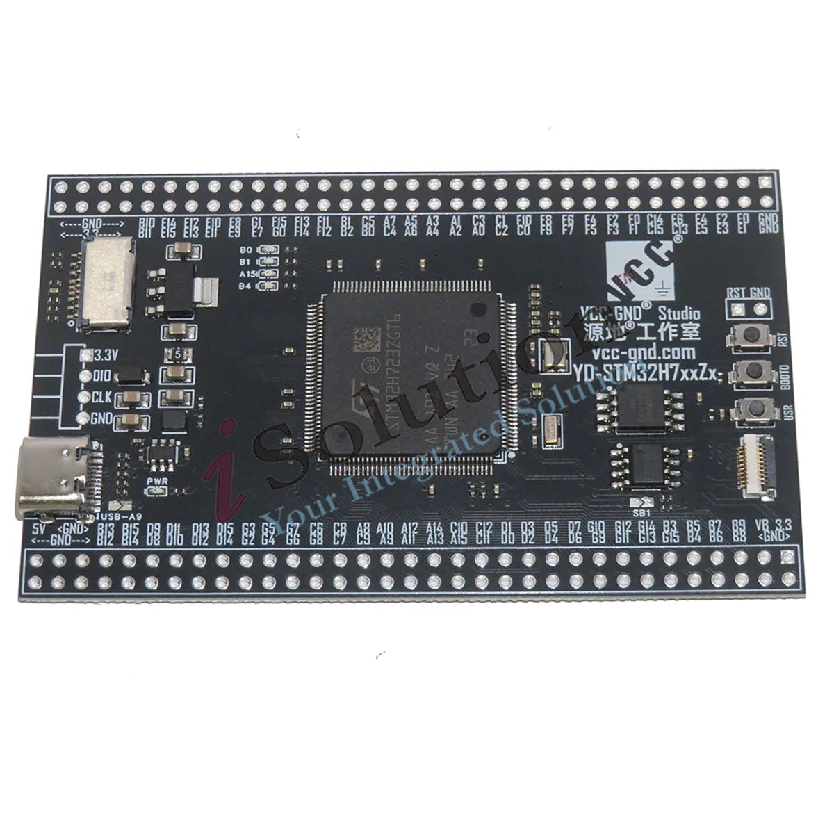 STM32H723ZGT6 Core Board  ARM Cortex-M7 System Board QSPI Flash25Q64 STM32H723 High Performance Development Board