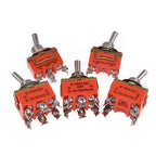 1PCS SPST DPDT 250V 15A Toggle Switch 2 3 Position Latching E-TEN with Waterproof Cap for Electrical Engineering