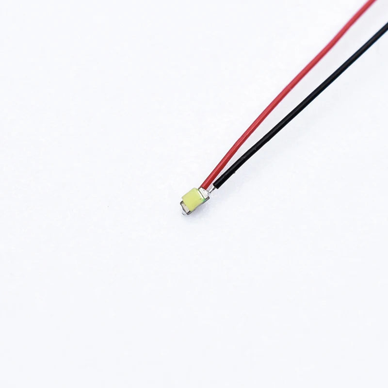 10pcs 0402 0603 0805 1206 Smd Lamp Pre Wired Micro Led Pre-Soldered Micro Litz Wired Chip 30cm 3v Railway Model Gundam Scenes