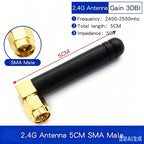 WiFi Antenna 6DBI 2.4GHz Foldable Glue Stick Antenna SMA Male Connector 2400-2500MHz Signal Booster For WiFi Router Wireless