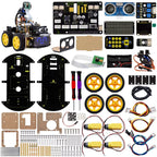 Keyestudio Raspberry Pi 4B Robot Car+5 Megapixels Camera Module Python Programming For Raspberry Pi 4B(No Raspberry Pi Board )