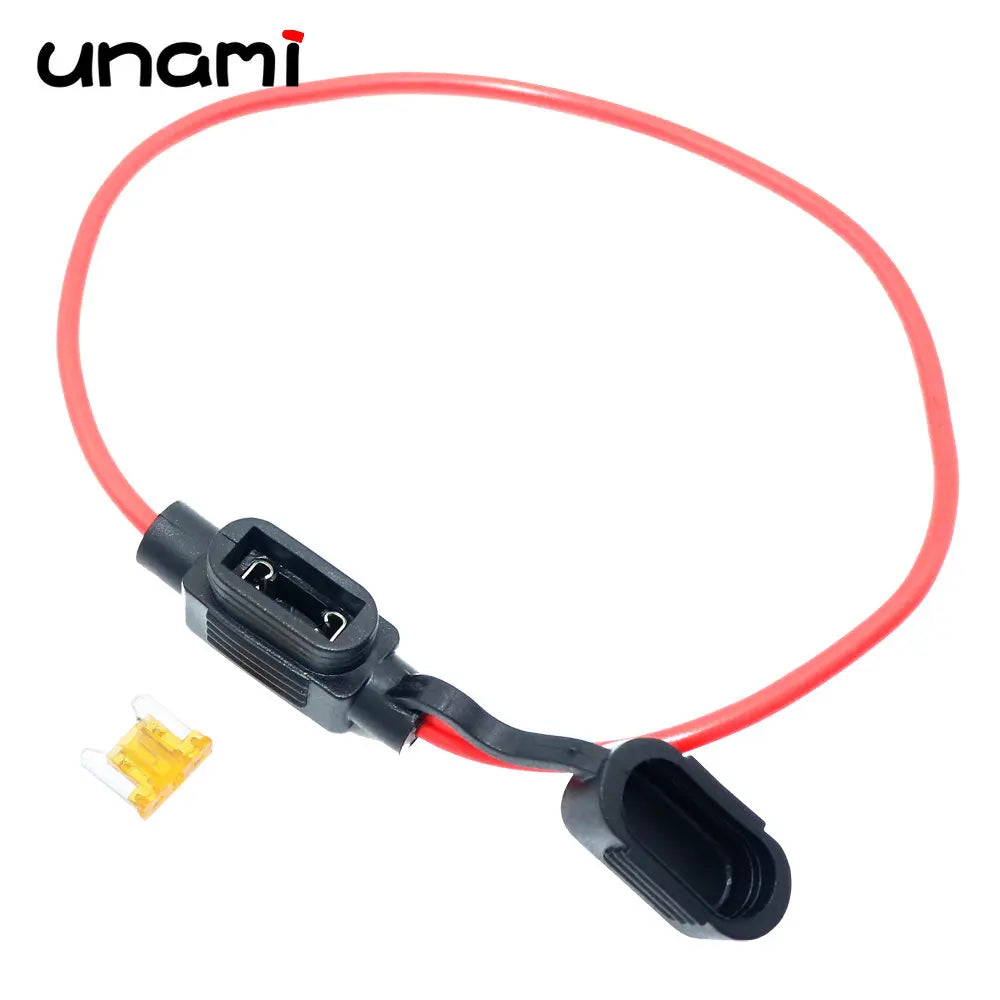 Waterproof Fuse Holder 32V Mini Small Medium 18/1614/12/10AWG and Blade Fuse 1A 2A 3A 5A 7.5A 10A 15A 20A 25A 30A 35A 40A 50A