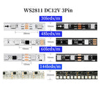 1-5M 144Leds/m WS2812B WS2813 WS2815 Led Strips 5050RGB Programmable Colored Running Flowing Led Strip Lights Led Ribbon DC5-12v