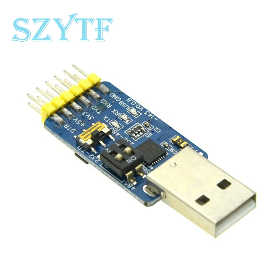 CP2102 USB-UART 6-in-1 Multifunctional(USB-TTL/RS485/232,TTL-RS232/485,232 to 485) Serial Adapter for Arduino