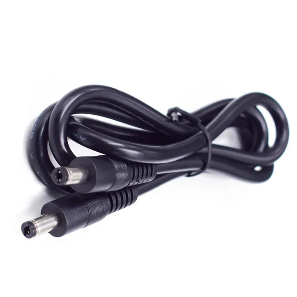 10m 5m 3M 2m 1m 5.5 x 2.1mm DC Power connector Jack Adapter lead cord 12v cable DC female Male extension external Plug