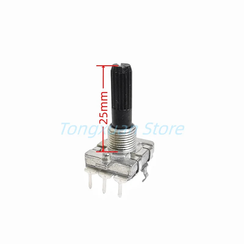 1pc EC16 Rotary Encoder 24 Position Pulse Digital Rotary 3Pin Amplifier Volume Switch Induction Cooker Switch 15/20MM Half Shaft