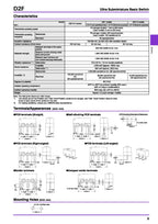 OMRON D2F-01L3-D3 Micro Switch Original New Authentic Japan Grey Dot 3 Pin Limit Switch Mouse Repair wholesale