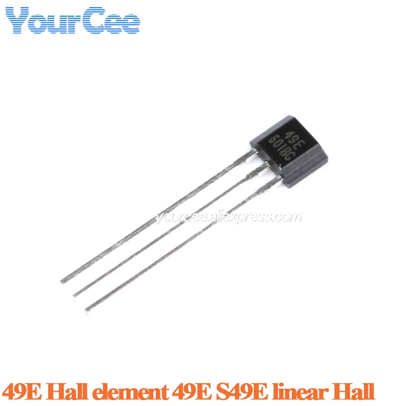20pcs/1pc A3144E Hall Sensor Unipolar Electronic Magnetic Induction Switch Module 49E A3144/OH3144/Y3144 Hall Effect Sensor
