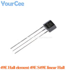 20pcs/1pc A3144E Hall Sensor Unipolar Electronic Magnetic Induction Switch Module 49E A3144/OH3144/Y3144 Hall Effect Sensor