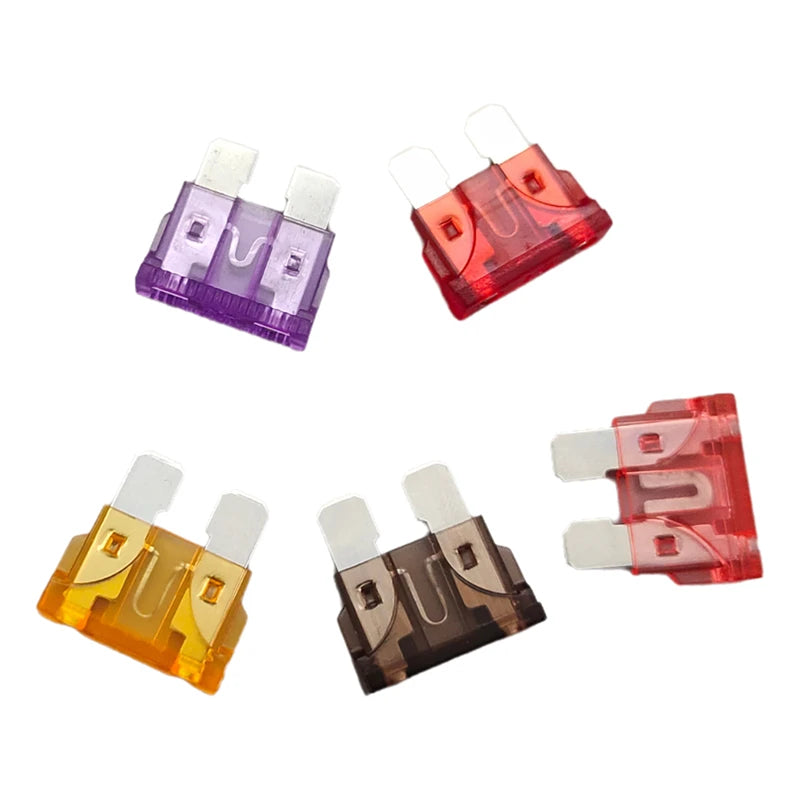 10Pcs Auto Medium Mini Micro Blade Fuses 5A 7.5A 10A 15A 20A 25A 30A 35A 40A Car Truck Vehicle Circuit Protection Safety Fuse