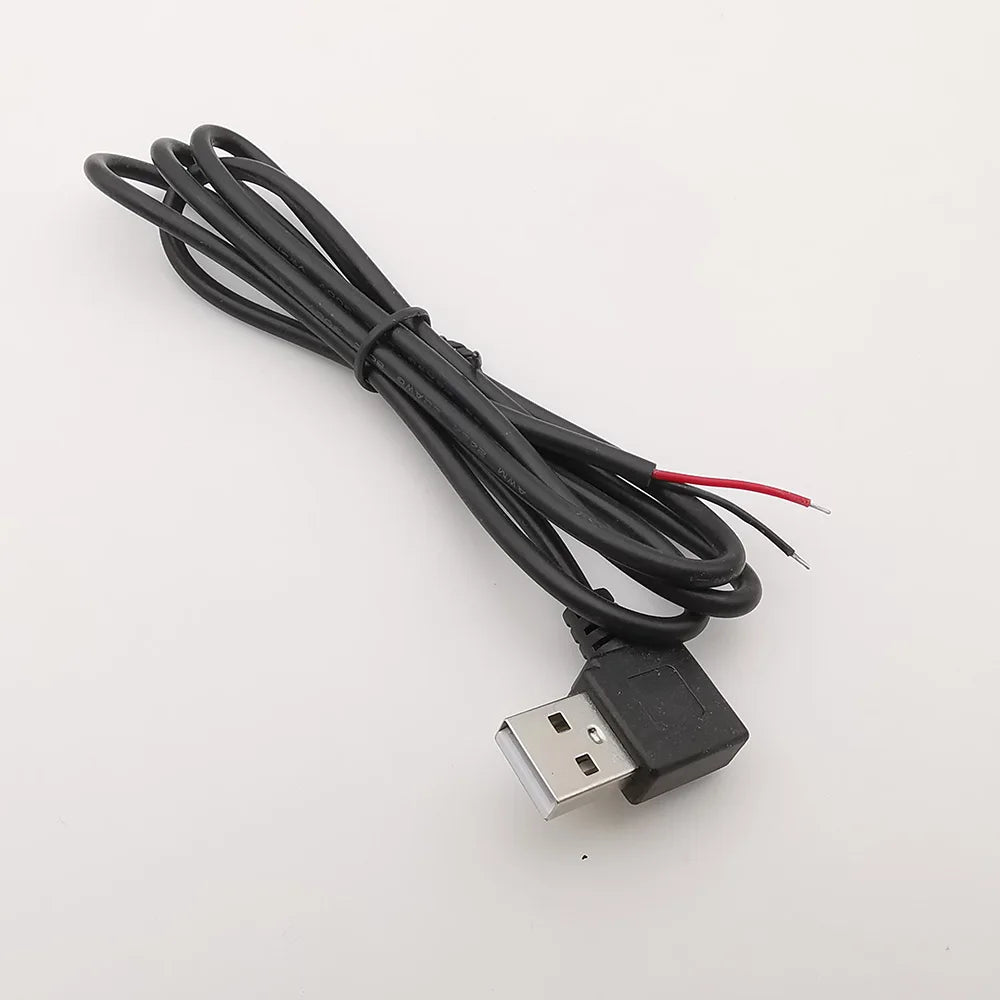 5V USB 2.0 A Female Male Power Supply Cable Connector 2Pin 4Pin Wire Charge Extension Cable Adapter Welding Line DIY 0.3m 1m 2m