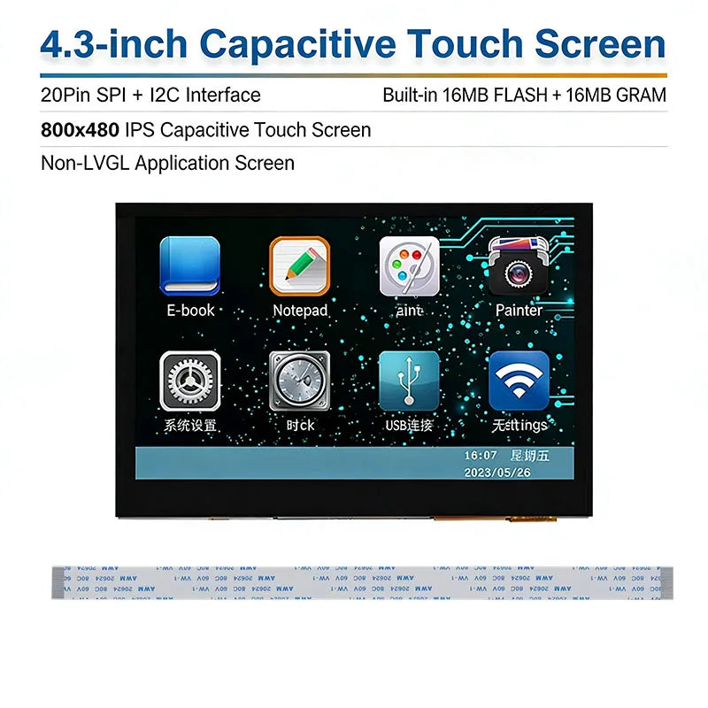 STM32F103VET6 Development Board STM32F103 Core Board Mini System Board M3 Capacitive Touch Screen LVGL Open Source