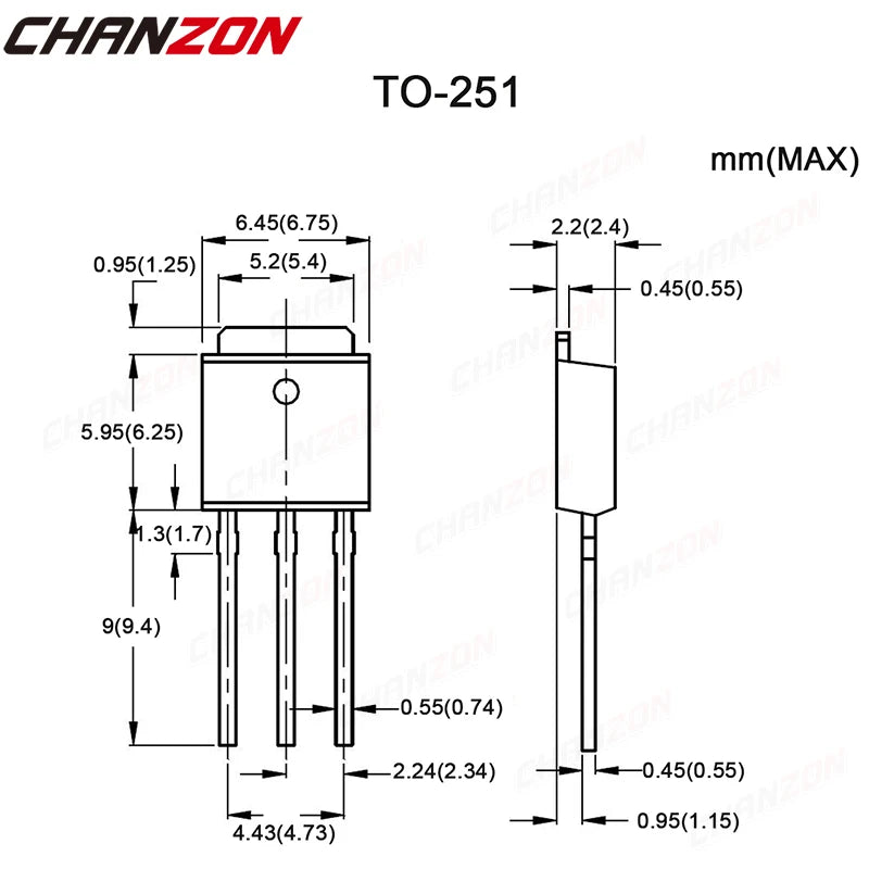 10/100PCS 2N7000 BS170 CS1N60 2SK2837 2SK3878 2N60 8N80 N-Channel Mosfet  Assorted Triode Transistor TO-92 TO-3P TO-251 TO220F