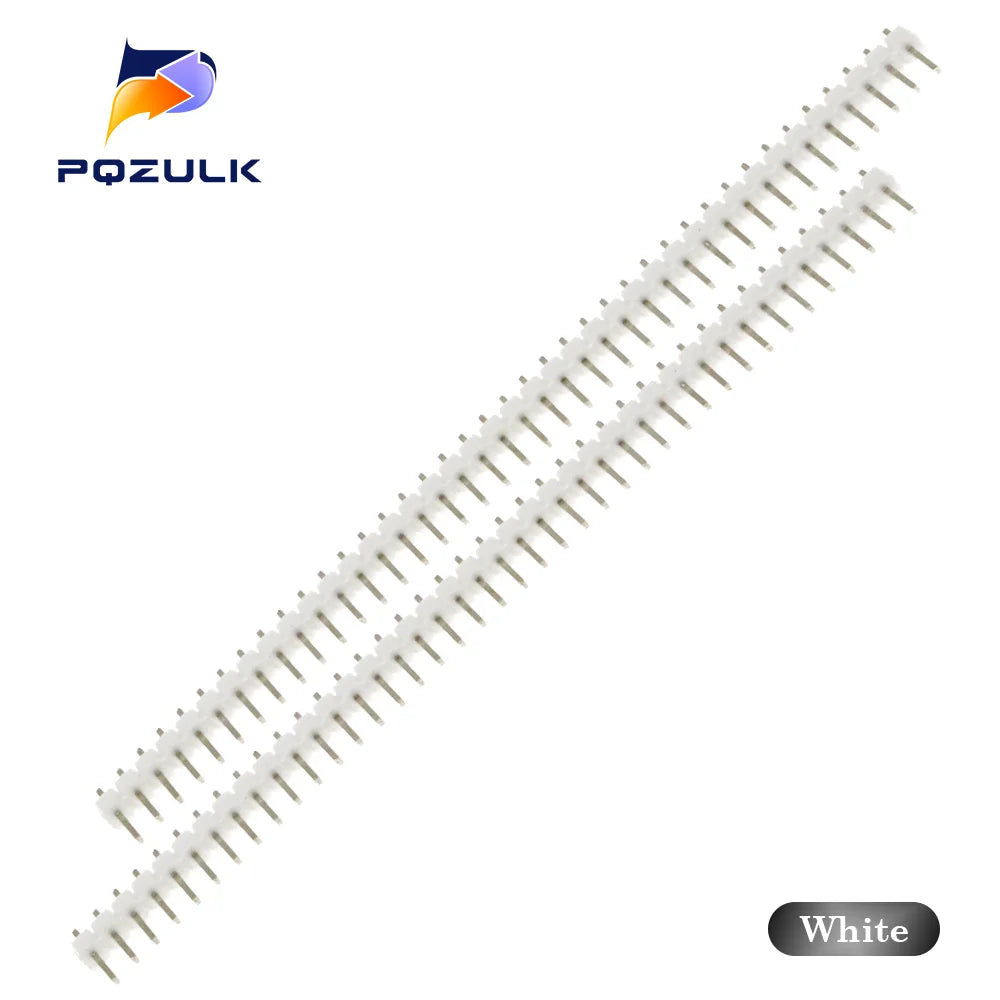 10PCS 1X40 Pin Red Blue Double Row MALE 2.54MM PITCH Pin Header connector Strip 1*40P 40Pin FOR PCB BOARD ARDUINO
