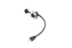 1PC RJ45 8p8c Waterproof Connector, RJ45 male to female, 15cm cable,Panel Mount type,zinc alloy body+PA6 plastic+copper contact