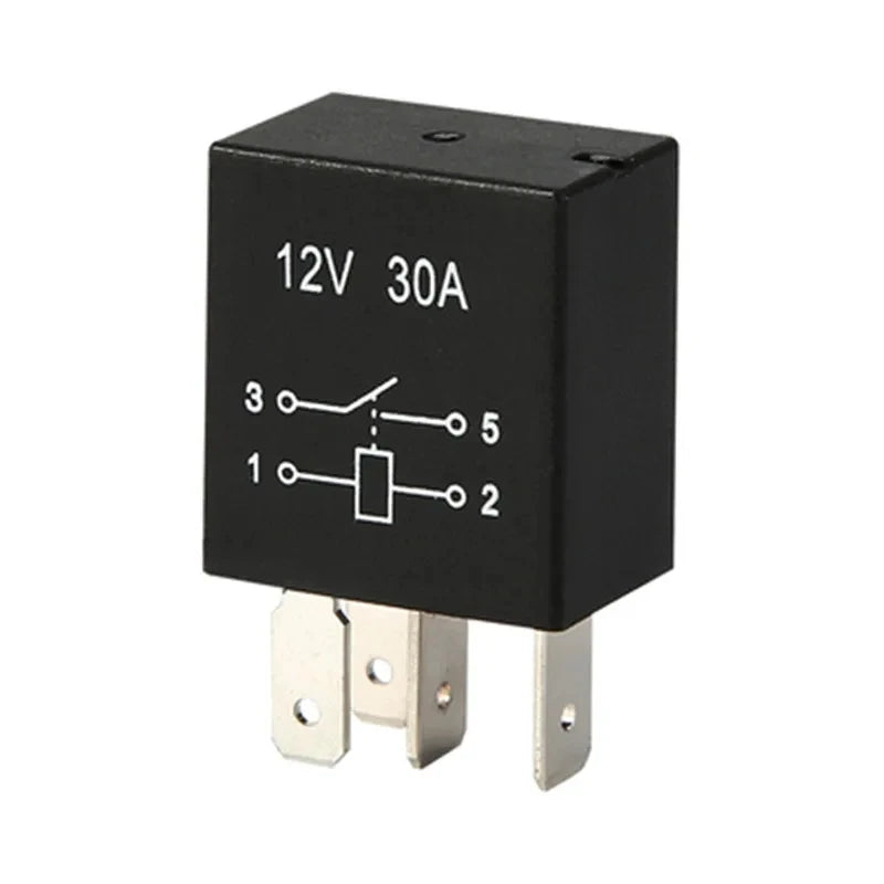 Violet Automotive Relay 12 24V 30A for Air Conditioner Oil Pump Truck - 5P/4P Options - Universal Auto Electrical Part