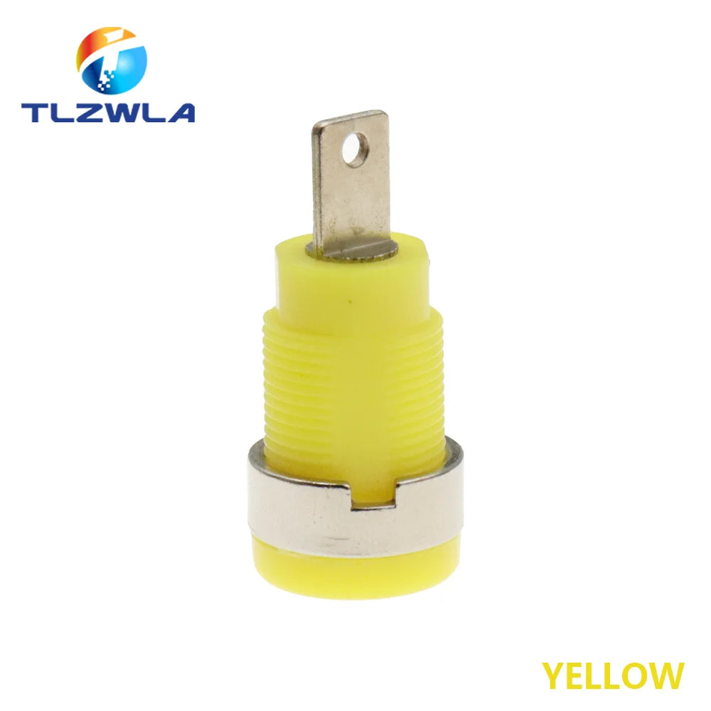 5PCS 4MM Banana Plugs Female Jack Socket Plug Wire Connector Multimeter Socket Banana head Female
