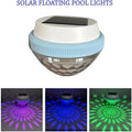 1-2Pack Solar Floating Pool Lighting, RGB Colour Changing Waterproof Pond Lights for Decoration of Swimming Pools, Yard Roads