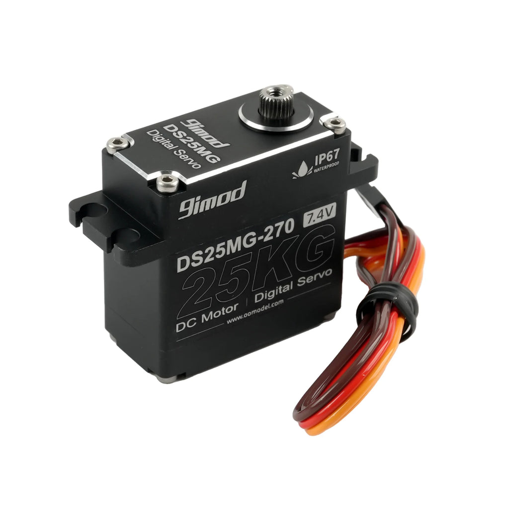 9imod 25kg/35kg Digital DS35MG Servo IP67 Metal Gear DS25MG 180°/270° Motor Servos for trx4 Scx10 1/8 1/10 RC Cars Crawler